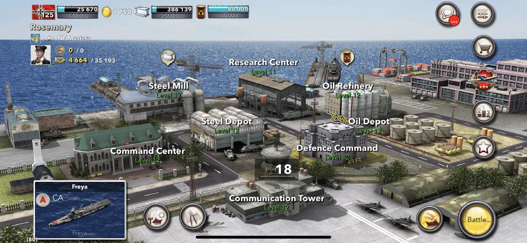 Navy Field: Online Sea Battles (НеиФилд) МОД/Взлом [Деньги, Монеты и Меню MOD] Screenshot 5