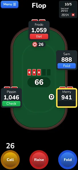 Digital Poker Chips МОД/Взлом [Деньги, Монеты и Меню MOD] Screenshot 1
