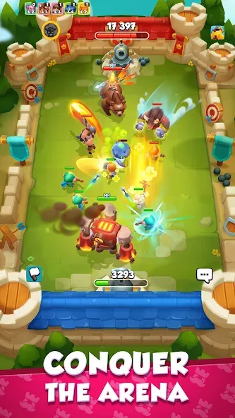 Rush Arena: PvP Tower Defense (Раш Арена) МОД/Взлом [Много монет, Открытые уровни и Мега MOD] Screenshot 2