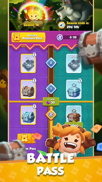 Rush Arena: PvP Tower Defense (Раш Арена) МОД/Взлом [Много монет, Открытые уровни и Мега MOD] Screenshot 4