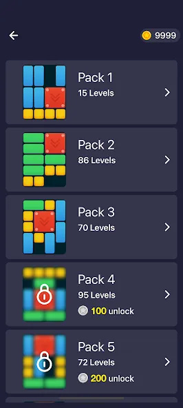 Puzzle Packed IQ Games (Пазл Пакед ИК Игры) МОД/Взлом [Меню, Бесконечные монеты и Открытые уровни] Screenshot 5