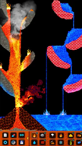 SandBox: Powder Simulator МОД/Взлом [Бесконечные деньги, Монеты и Мега MOD] Screenshot 3