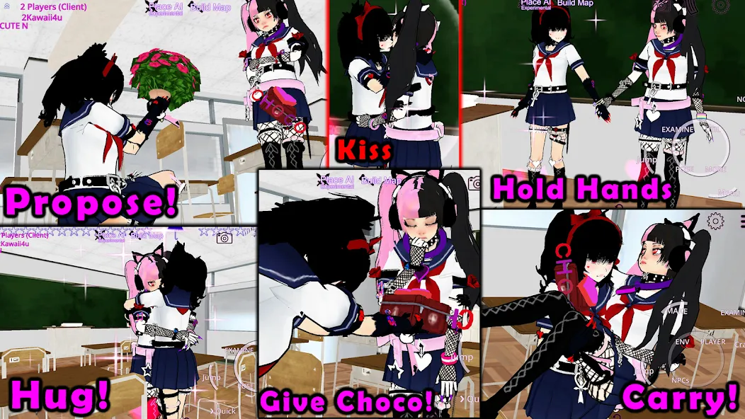 SchoolGirl AI 3D Anime Sandbox (Школьница  3D аниме песочница) МОД/Взлом [Бесконечные деньги, Монеты и Мега MOD] Screenshot 3