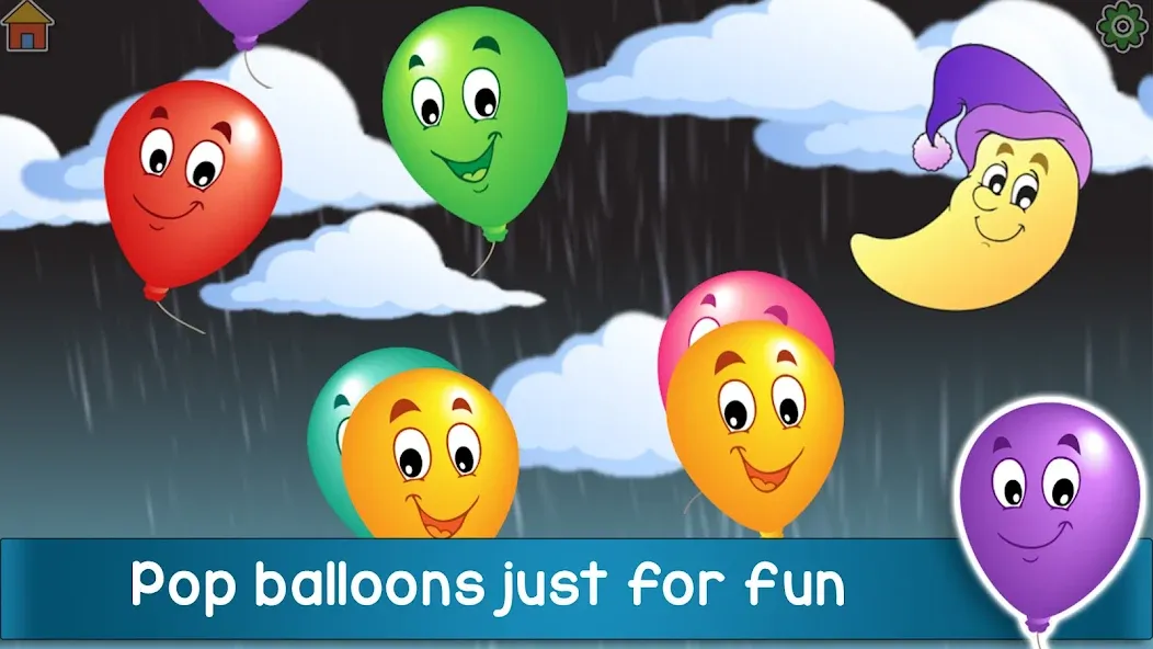 Kids Balloon Pop Game МОД/Взлом [Много денег, Монет и Все открыто] Screenshot 2