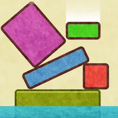 Скачать взлом Drop Stack Block Stacking Game на Андроид (Много денег)
