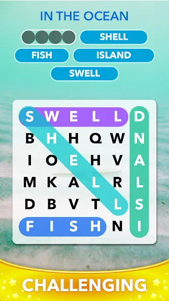 Word Heaps Search - Word Games (Ворд Хипс Срч) МОД/Взлом [Все открыто, Дополнительные деньги и Меню MOD] Screenshot 3