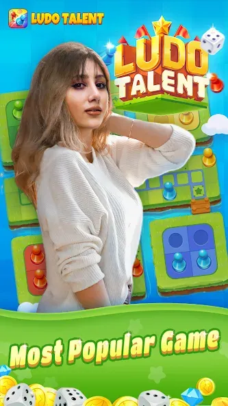 Ludo Talent - Game & Chatroom (Лудо Талент) МОД/Взлом [Деньги, Монеты и Меню MOD] Screenshot 1