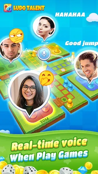 Ludo Talent - Game & Chatroom (Лудо Талент) МОД/Взлом [Деньги, Монеты и Меню MOD] Screenshot 2