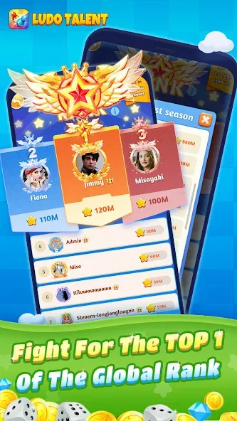 Ludo Talent - Game & Chatroom (Лудо Талент) МОД/Взлом [Деньги, Монеты и Меню MOD] Screenshot 4