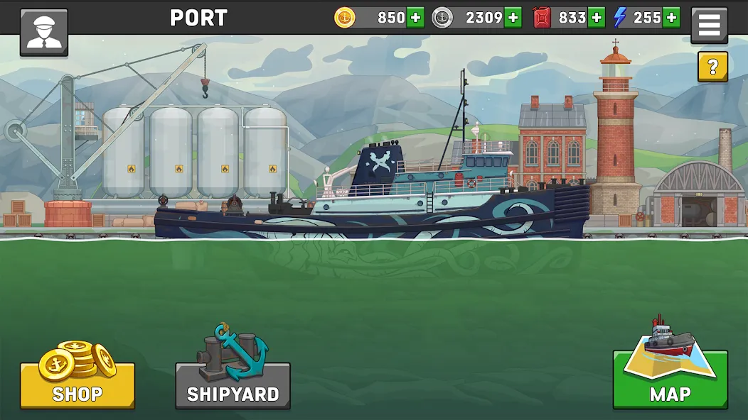 Ship Simulator: Boat Game (Шип Симулятор) МОД/Взлом [Деньги, Монеты и Меню MOD] Screenshot 1