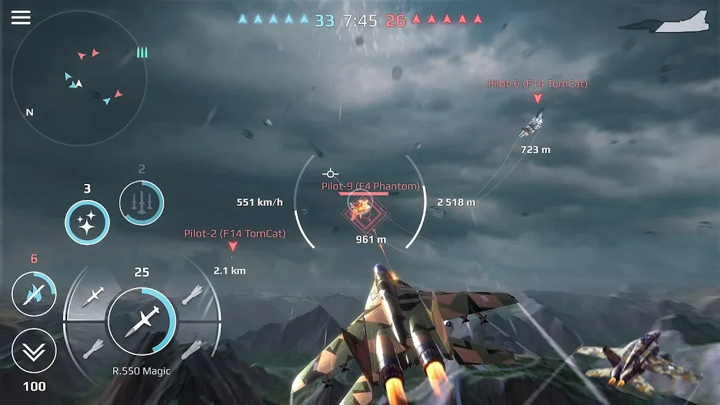 Sky Combat: War Planes Online (Скай Комбат) МОД/Взлом [Меню, Бесконечные монеты и Открытые уровни] Screenshot 1