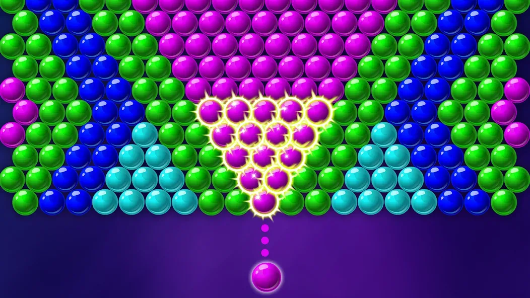 Bubble Shooter 2 (Бабл Шутер 2) МОД/Взлом [Меню, Бесконечные монеты и Открытые уровни] Screenshot 1