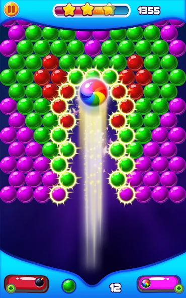Bubble Shooter 2 (Бабл Шутер 2) МОД/Взлом [Меню, Бесконечные монеты и Открытые уровни] Screenshot 2