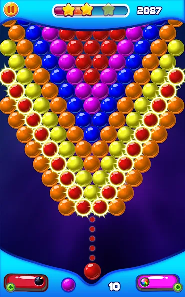 Bubble Shooter 2 (Бабл Шутер 2) МОД/Взлом [Меню, Бесконечные монеты и Открытые уровни] Screenshot 3