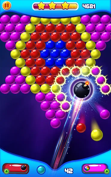 Bubble Shooter 2 (Бабл Шутер 2) МОД/Взлом [Меню, Бесконечные монеты и Открытые уровни] Screenshot 5