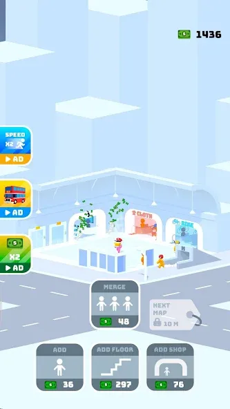 Shopping Mania (Шоппинг Мания) МОД/Взлом [Меню, Бесконечные монеты и Открытые уровни] Screenshot 2