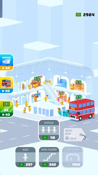 Shopping Mania (Шоппинг Мания) МОД/Взлом [Меню, Бесконечные монеты и Открытые уровни] Screenshot 4