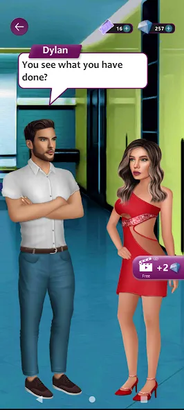 Situations: Romance Story (итуейшнз) МОД/Взлом [Все открыто, Дополнительные деньги и Меню MOD] Screenshot 2