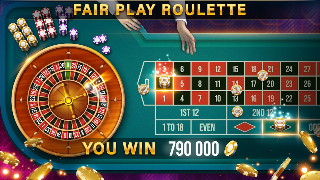 Roulette All Star: Casino Game (Рулетка Олл Стар) МОД/Взлом [Меню, Бесконечные монеты и Открытые уровни] Screenshot 1