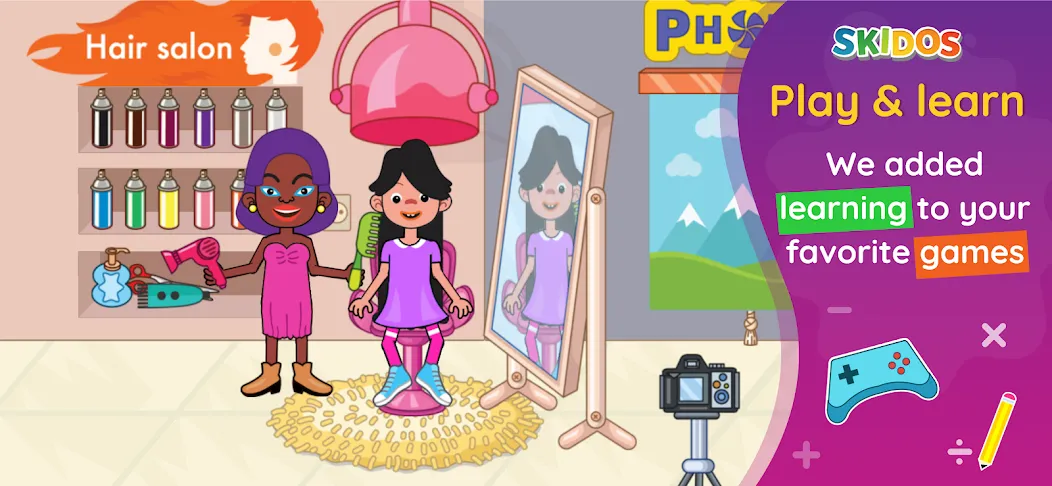 SKIDOS Preschool Learning Game (Прескул Кидс лернинг геймс) МОД/Взлом [Много монет, Открытые уровни и Мега MOD] Screenshot 3