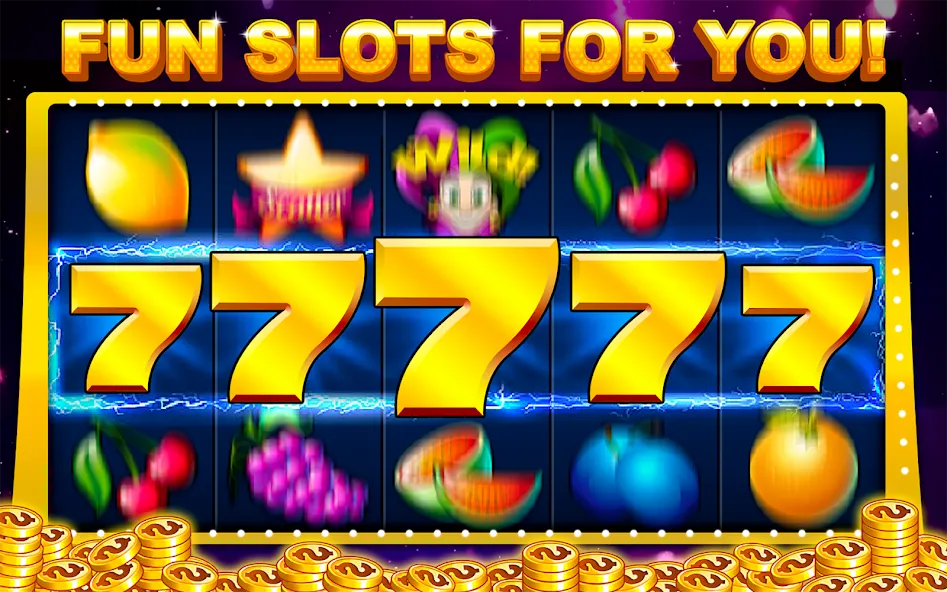 Slots - Slot machines МОД/Взлом [Деньги, Монеты и Меню MOD] Screenshot 1