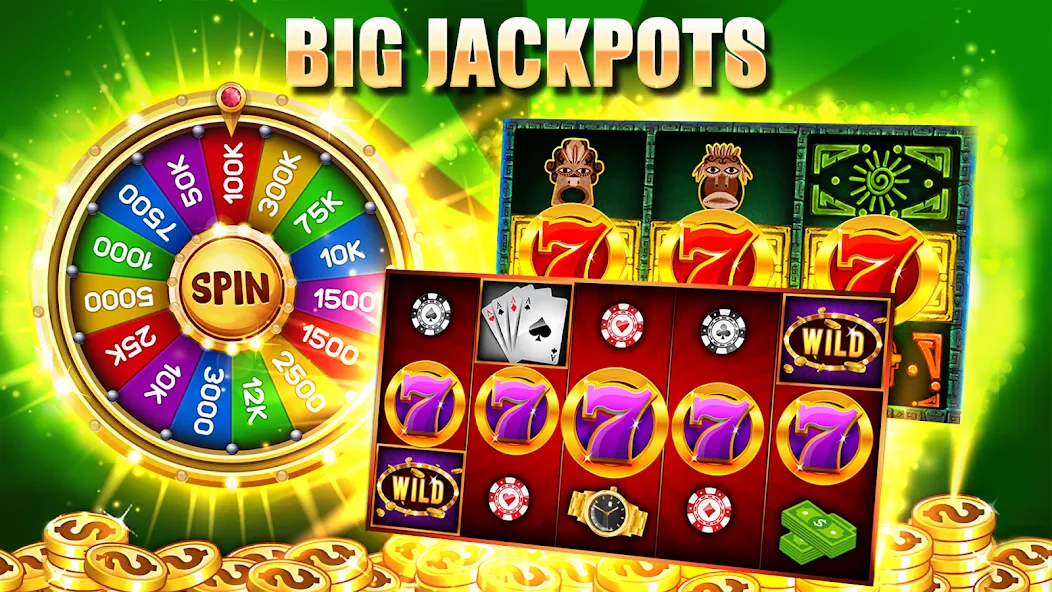 Golden Slots: Casino games (Голден Слотс) МОД/Взлом [Меню, Бесконечные монеты и Открытые уровни] Screenshot 3
