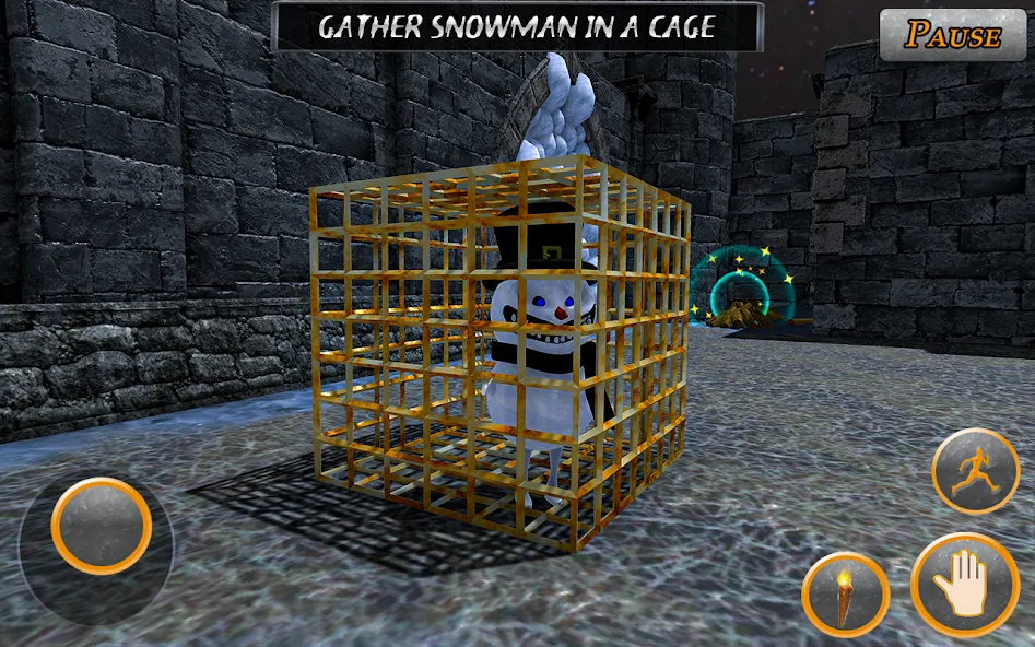 Evil Scary Snowman  Games 3d (Ивил Скари Сноумэн Геймс 3д) МОД/Взлом [Все открыто, Дополнительные деньги и Меню MOD] Screenshot 3