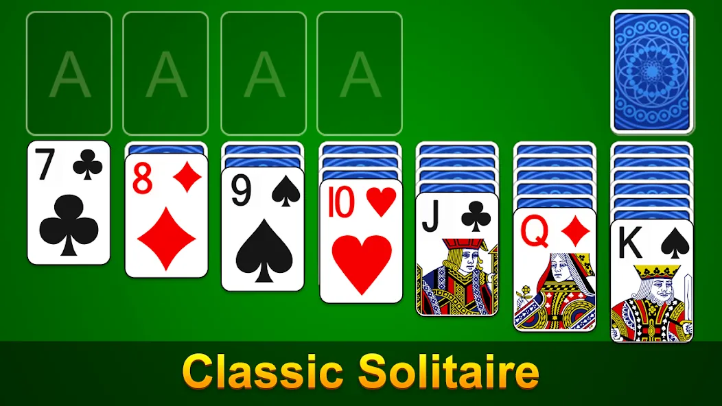 Solitaire - Classic Card Game (Солитер) МОД/Взлом [Много денег, Монет и Все открыто] Screenshot 1