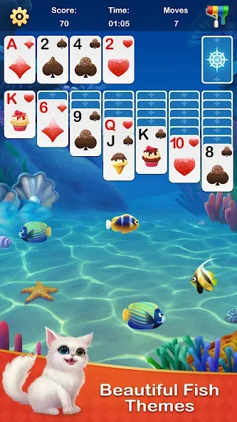 Solitaire Jigsaw Puzzle (Солитер Пазл) МОД/Взлом [Деньги, Монеты и Меню MOD] Screenshot 2