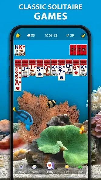 Spider Solitaire Classic МОД/Взлом [Много денег, Монет и Все открыто] Screenshot 5