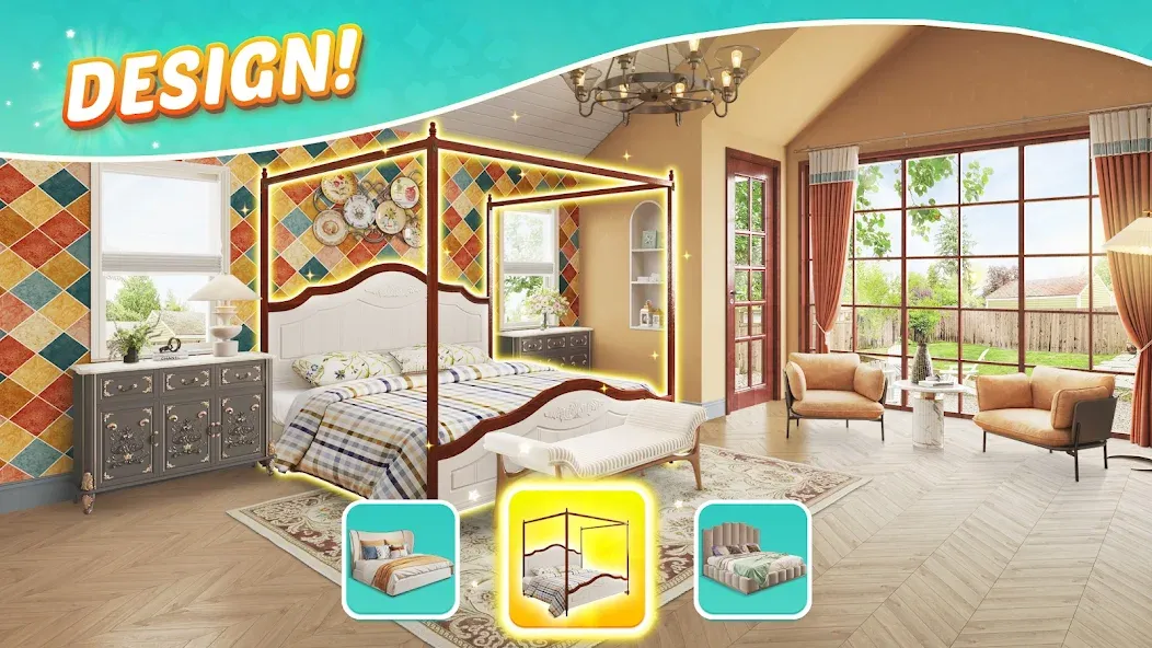 Solitaire Dream Decor (Дрим Декор) МОД/Взлом [Много денег, Монет и Все открыто] Screenshot 4