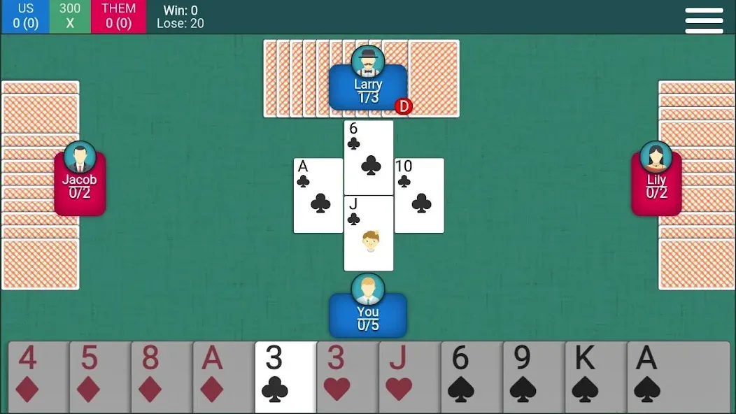 Spades Card Game (Спейдс Карточная Игра) МОД/Взлом [Меню, Бесконечные монеты и Открытые уровни] Screenshot 2