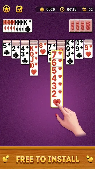 Spider Solitaire Card Game МОД/Взлом [Меню, Бесконечные монеты и Открытые уровни] Screenshot 2