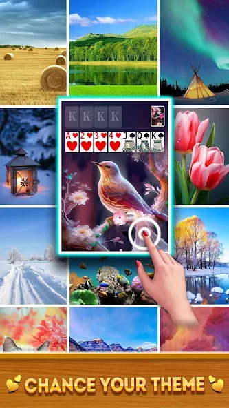 Spider Solitaire Card Game МОД/Взлом [Меню, Бесконечные монеты и Открытые уровни] Screenshot 3