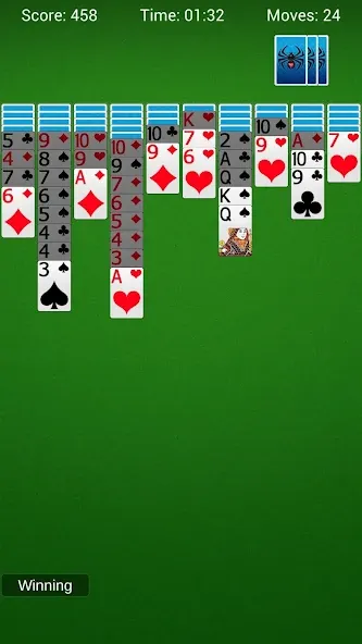 Spider Solitaire - Card Games МОД/Взлом [Много денег, Монет и Все открыто] Screenshot 3