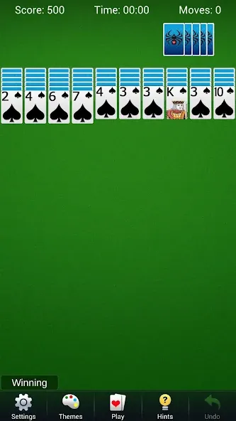 Spider Solitaire - Card Games МОД/Взлом [Много денег, Монет и Все открыто] Screenshot 4
