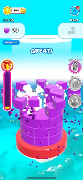 Color Wall 3D: Brain Puzzle (Цветная стена 3D) МОД/Взлом [Много денег, Монет и Все открыто] Screenshot 4