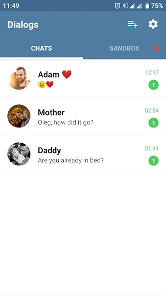 Fake Chat Messenger — TeleFake МОД/Взлом [Деньги, Монеты и Меню MOD] Screenshot 1