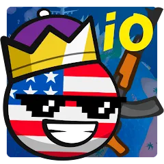 Скачать Country Balls Io: Battle Arena Взлом (Много денег) на Андроид бесплатно