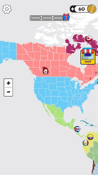 Country Balls: World War (Кантри Болс) МОД/Взлом [Много денег, Монет и Все открыто] Screenshot 3