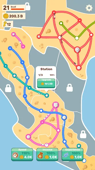 State Railroad: Train Game (Стейт Рейлроуд) МОД/Взлом [Бесконечные деньги, Монеты и Мега MOD] Screenshot 3
