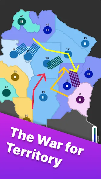 Territory games: tactics war (Тактикс ио) МОД/Взлом [Деньги, Монеты и Меню MOD] Screenshot 1