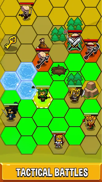 Five Heroes: The King's War (Файв Хироес) МОД/Взлом [Меню, Бесконечные монеты и Открытые уровни] Screenshot 5