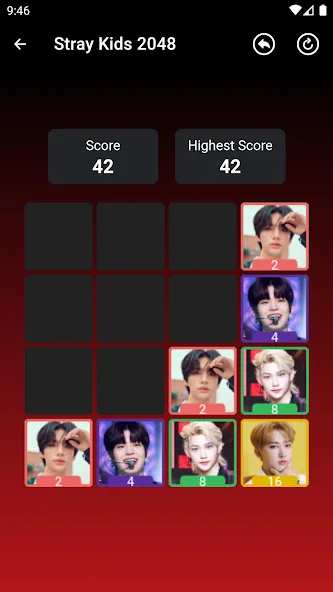 Stray Kids 2048 Game (Стрей Кидз 2048 игра) МОД/Взлом [Много денег, Монет и Все открыто] Screenshot 3