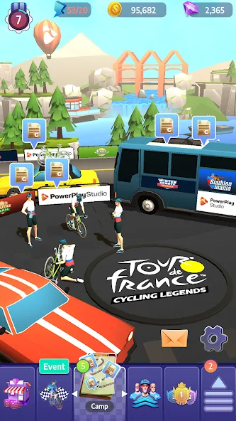 Tour de France Cycling Legends (Циклинг Легенды) МОД/Взлом [Много денег, Монет и Все открыто] Screenshot 3