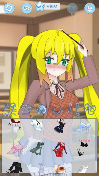 Fake Novel: Your Own Tsundere МОД/Взлом [Меню, Бесконечные монеты и Открытые уровни] Screenshot 3