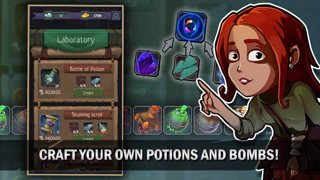 Order of Fate - Roguelike RPG (Орден Фатум) МОД/Взлом [Меню, Бесконечные монеты и Открытые уровни] Screenshot 3