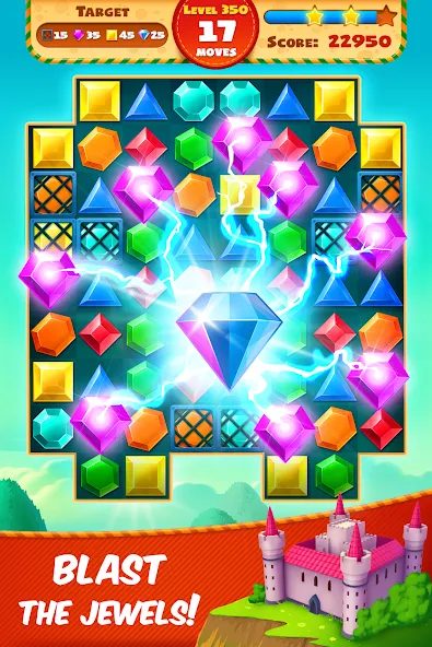 Jewel Empire : Quest & Match 3 МОД/Взлом [Много денег, Монет и Все открыто] Screenshot 4