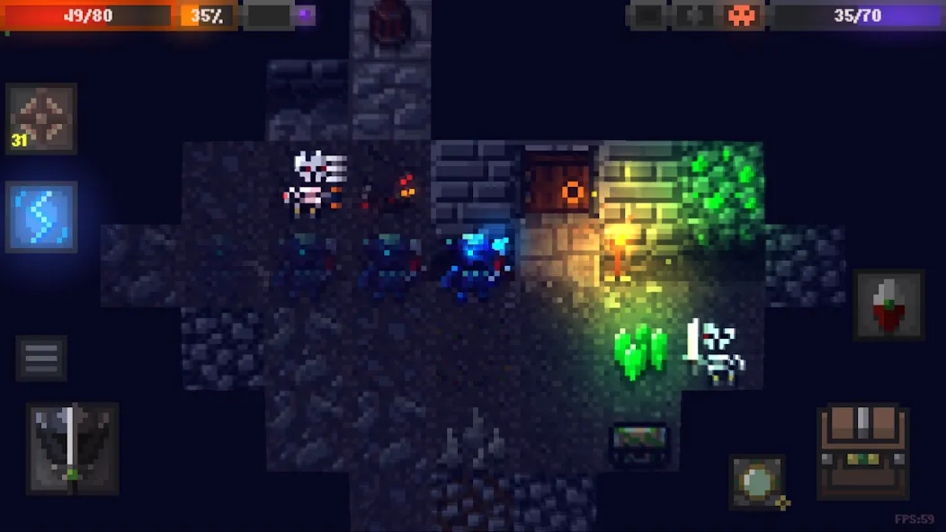 Caves (Roguelike) (Кэйвс) МОД/Взлом [Деньги, Монеты и Меню MOD] Screenshot 1