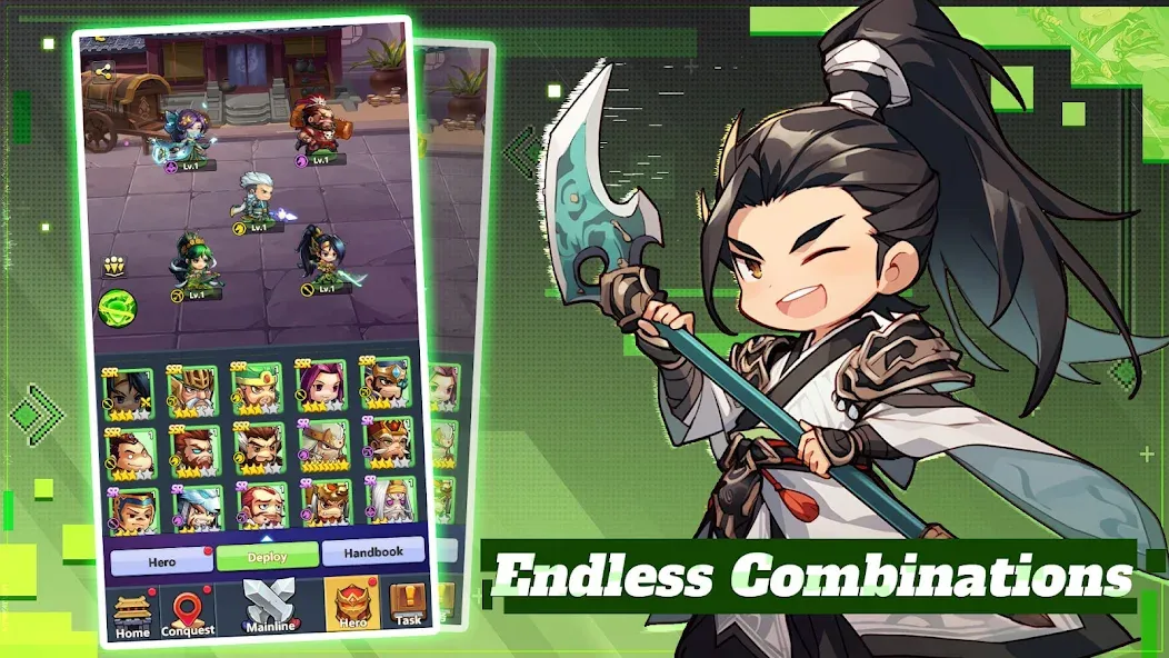 Mini Heroes: Summoners War (Мини Герои) МОД/Взлом [Все открыто, Дополнительные деньги и Меню MOD] Screenshot 3